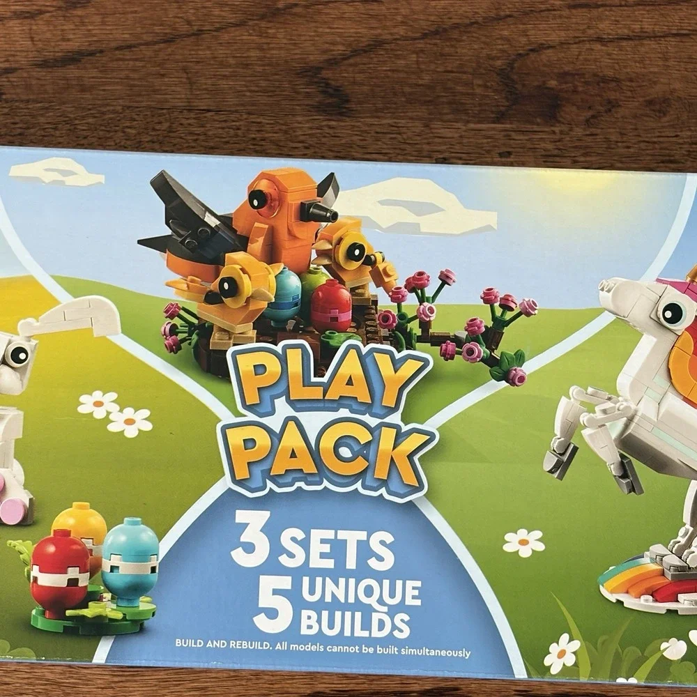 5 Unique Builds LEGO Play Pack Three Easter and Spring Sets NEW IN BOX - 66783